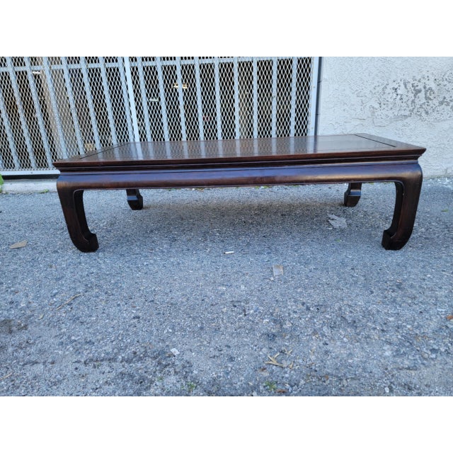 1970s 1970s Vintage Ming Style Rosewood Coffee Table. For Sale - Image 5 of 18