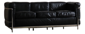 LC2 Three-Seater Sofa by Charlotte Perriand for Cassina, 1960s