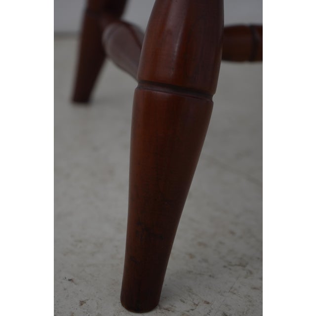 Pair of Frederick Duckloe Cherry Windsor Side Chairs For Sale - Image 14 of 18