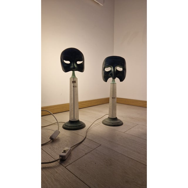 Table Lamp Model in Glass and Bronze by Elin Raaberg Nielsen for Seguso Vetri Darte, 1980s For Sale - Image 13 of 18
