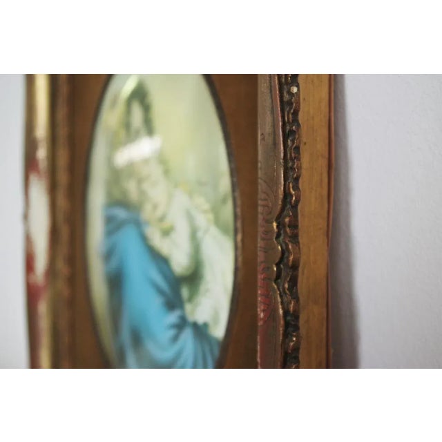 Quadretto Representation, Madonna, 1960s For Sale - Image 9 of 11