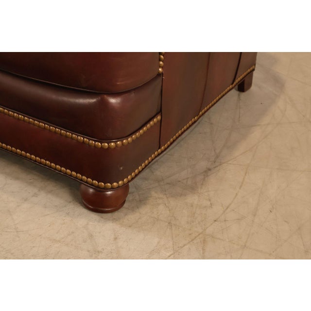 Hancock & Moore Traditional Leather Sofa For Sale - Image 9 of 18