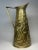 Mid 20th Century English Traditional Embossed Pub Scene Brass Pitcher For Sale - Image 5 of 12