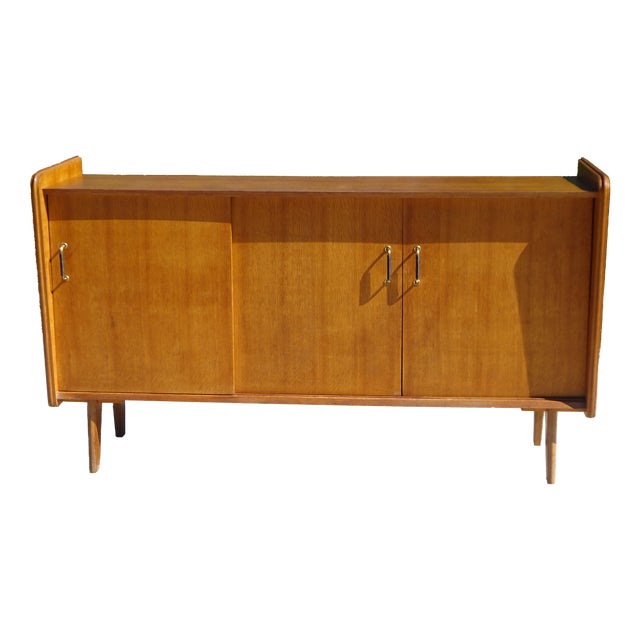 Three-Door Sliding Sideboard by Sam, 1950 For Sale