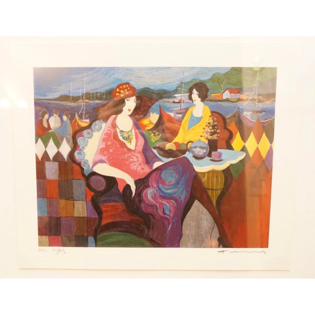 "Memorable Moments III" by Itzchak Tarkay is a captivating exploration of human connection and intimacy. Tarkay, renowned...