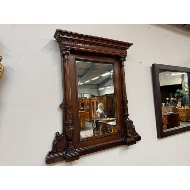 Antique Gründerzeit Decorative Mirror For Sale - Image 10 of 10