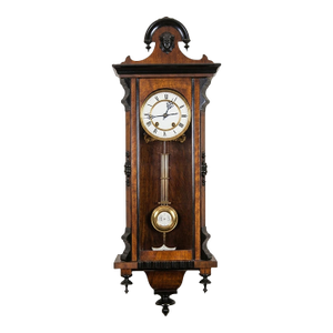 Circa 1890s, Exceptional Antique Viennese Regulator Wall Clock by Carl Werner