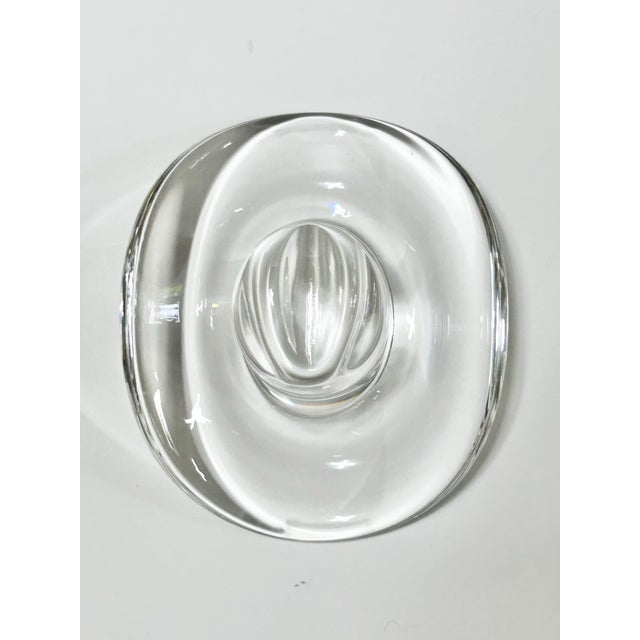 1970s Signed Marcolin Sardinia Crystal Cowboy Hat Paperweight, Southwest Western Decor For Sale - Image 9 of 12