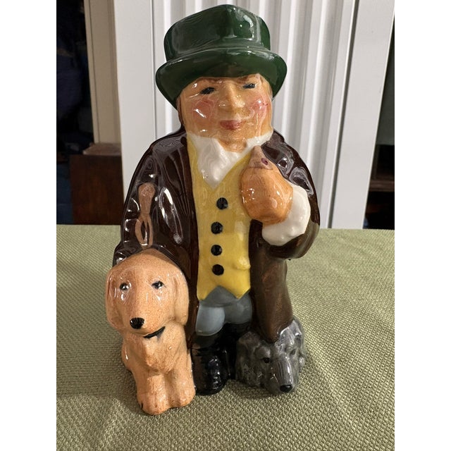 Vintage Roy Kirkham Pottery Toby Mug "Man With Dog", 20th Century For Sale - Image 4 of 7
