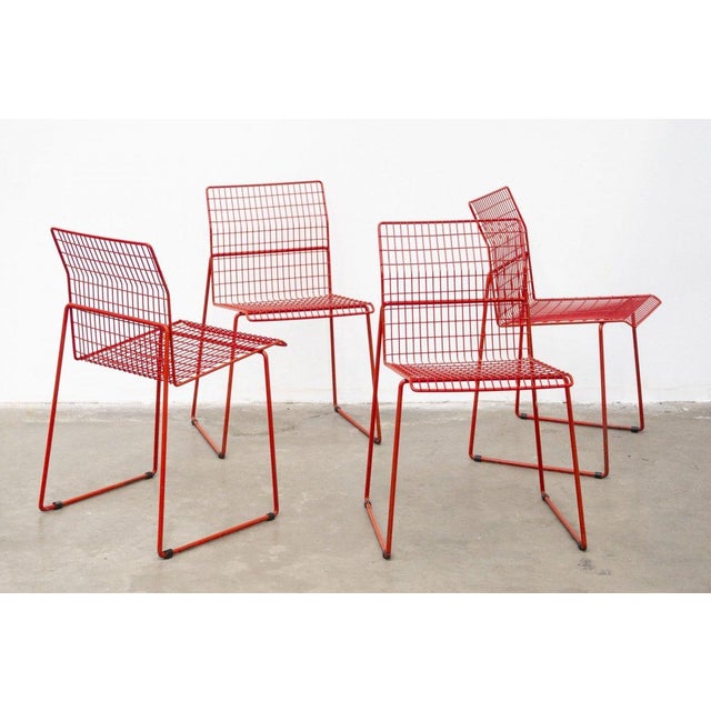Casamania Iron Chairs by Frezza, 1980s, Set of 4 For Sale - Image 13 of 13