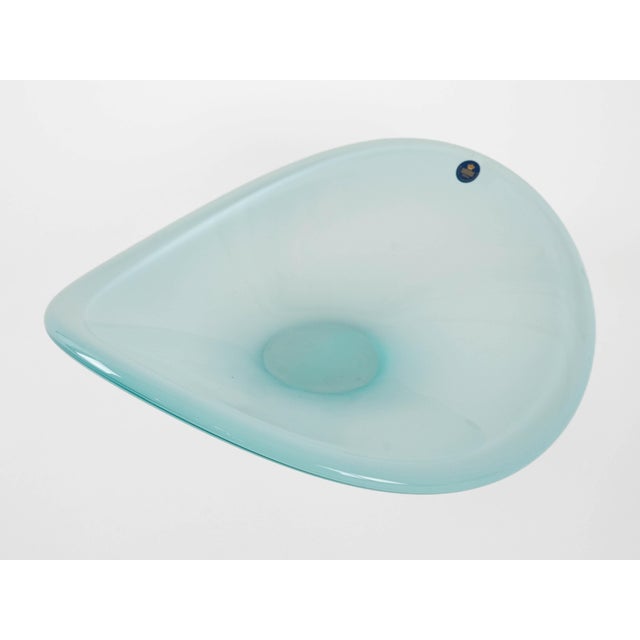 Glass Danish Crystal Platter from Royal Copenhagen, 1960s For Sale - Image 7 of 9