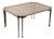 Brutalist Wrought Bronze Coffee Table with Lead Crystal Glass Top by Lothar Klute, 2005 For Sale