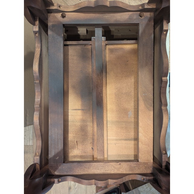 1980s Thomasville Collectors Cherry Traditional Queen Anne Side Tables (Pair) Aka Winston Court For Sale - Image 10 of 10