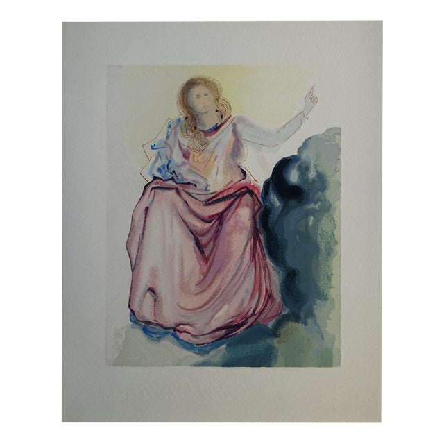 Salvador Dali, Beatrice, Woodcut For Sale