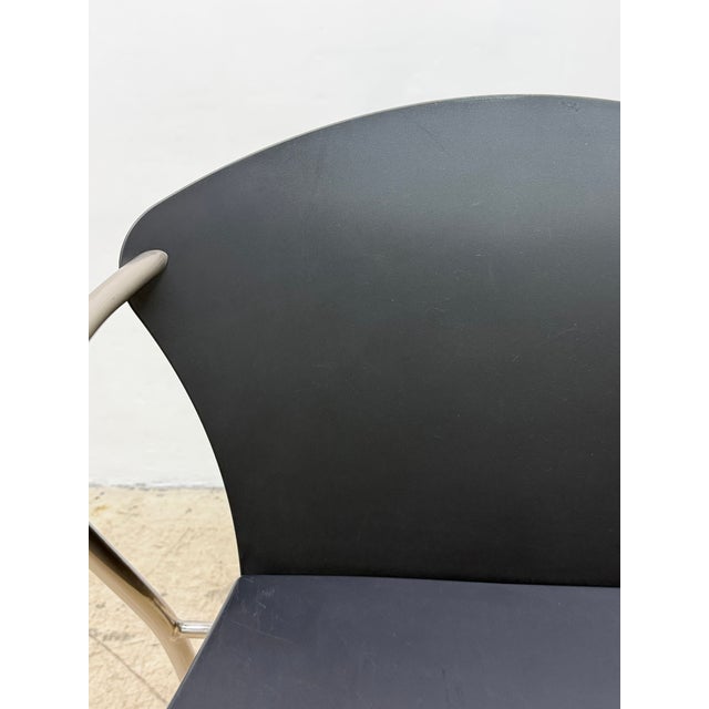 Erla Sólveig Óskarsdóttir E5400 Betsy Black Stackable Chair for Bernhardt, 2000s For Sale - Image 14 of 17