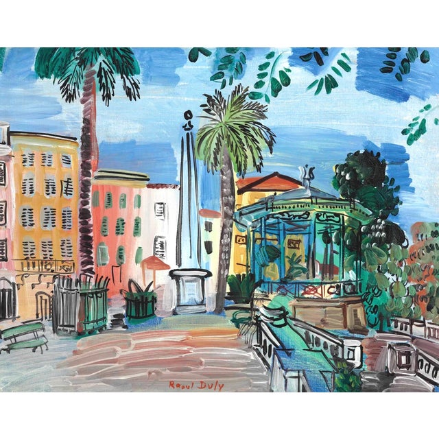 Raoul Dufy La Place Dhyeres Giclee LTD Edition For Sale