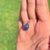 Modernist 3.23ct Oval Cabochon Blue Sapphire Solitaire Pendant in 14k White Gold For Sale In New York - Image 6 of 14