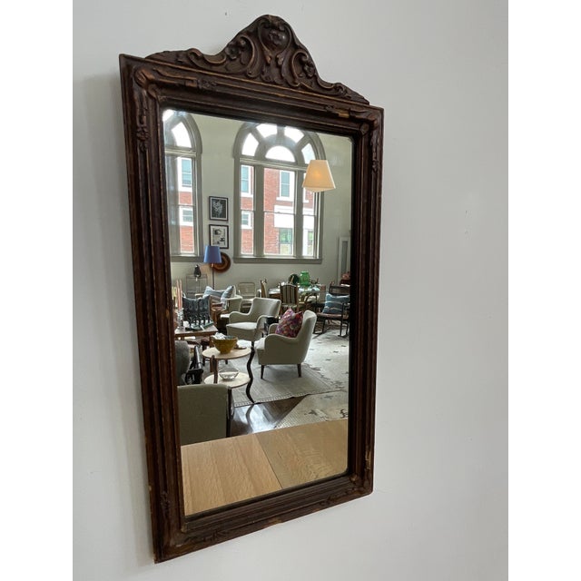 Wood Early 20th C. Gesso and Wood Framed Wall Mirror For Sale - Image 7 of 18