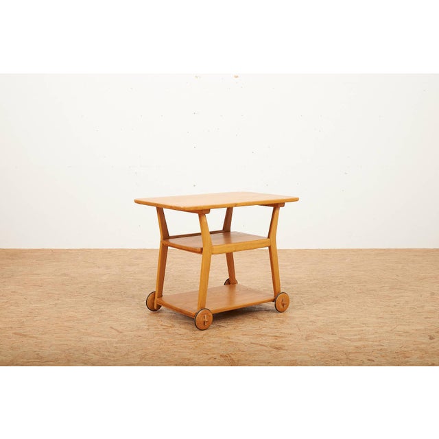 Serving Stand in Elm by Jacob Müller for Wohnhilfe, 1940s For Sale - Image 10 of 10