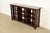 L. & J.G. Stickley, Inc. Stickley Harvey Ellis Collection Mission Arts & Crafts Inlaid Cherry Wood Slatted Triple Bookcase For Sale - Image 4 of 12