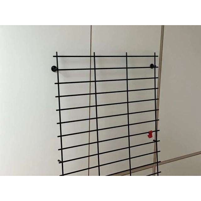 Mid-Century Modern Danish String Shelf Hanging Shelf, 1960s For Sale - Image 4 of 10