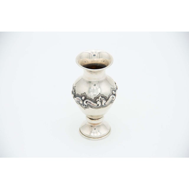 Silver Vase with Reliefs For Sale - Image 3 of 3