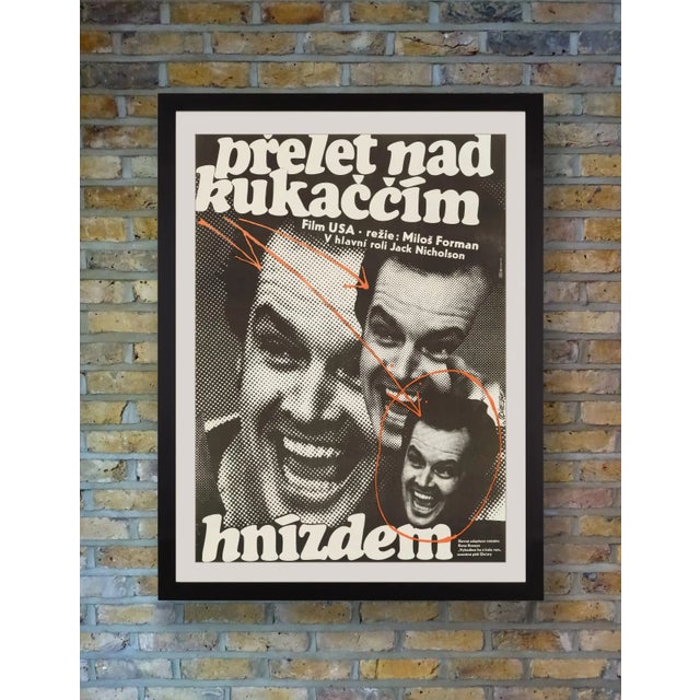 A fantastically bizarre poster by Jan Weber for the first Czech release of "One Flew Over the Cuckoo's Nest." Although...