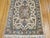 Fine Persian Tabriz Runner, Hand-Knotted Wool & Silk, Floral Medallion Pattern, Ivory & Pale Sage, 3x13 For Sale - Image 9 of 15