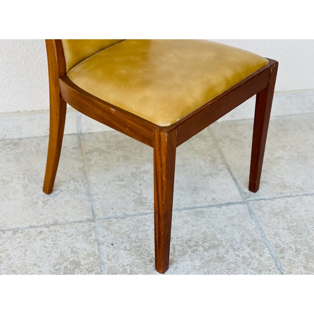 Textile Vintage Teak and Vinyl Dining Chairs from G-Plan, 1960s, Set of 4 For Sale - Image 7 of 13