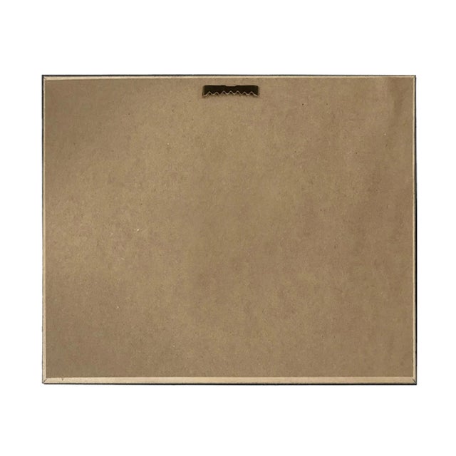 "River and Trees" Landscape Print on Canvas in Thin Gold Frame For Sale - Image 4 of 5