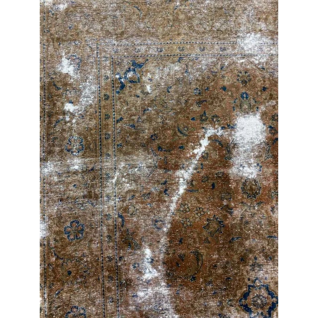 Textile Vintage Middle Eastern Hand-Knotted Rug For Sale - Image 7 of 9