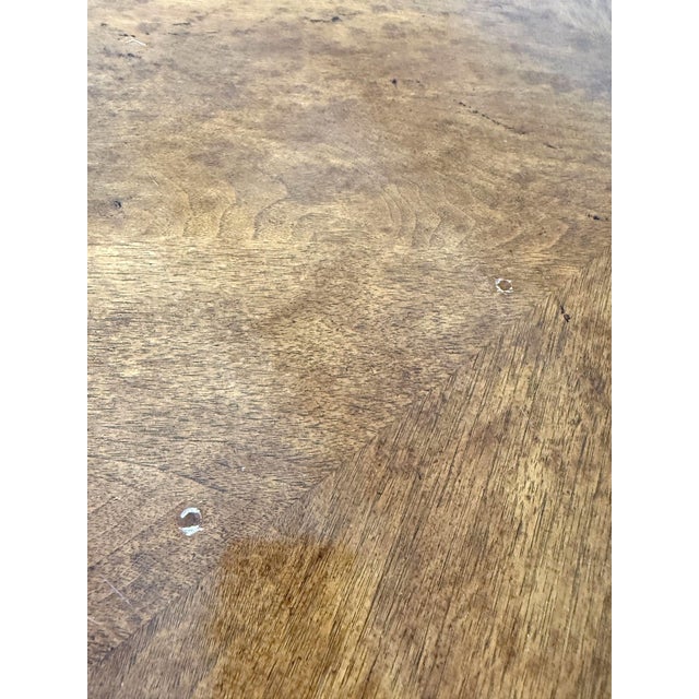 Therien French Provincial Volute Walnut Dining Table For Sale - Image 12 of 13