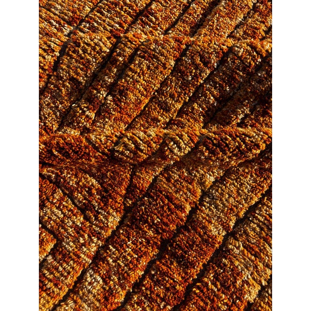 Mid-Century Modern Modern Moroccan Wool Rug For Sale - Image 3 of 11