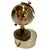 Metal 1960s Mid-Century Brass Spinning Music Box Globe Desktop Table Lighter by Windmill For Sale - Image 7 of 9