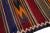Textile Vintage Kilim Handmade Flatweave Multicolor Striped Wool Runner For Sale - Image 7 of 10