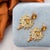 Mughal Style Gold-Plated and Rhinestone Earrings from Christian Dior, Early 1990s, Set of 2 For Sale - Image 3 of 10