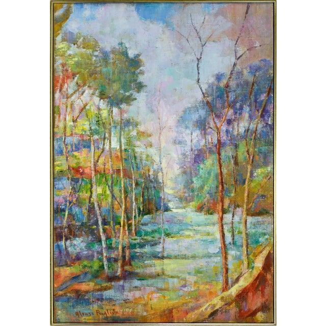 Alfonso Pragliola, Al Sentiero Landscape, Mixed Media on Canvas, 2019 For Sale - Image 7 of 7