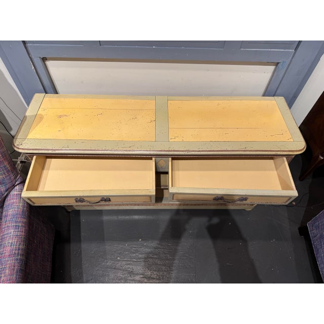 Mid 20th Century Vintage Reclaimed Sofa Table For Sale In Boston - Image 6 of 6