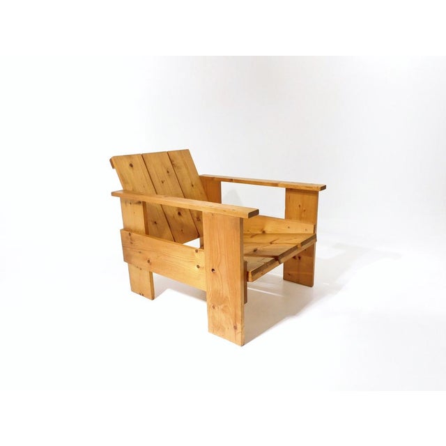Vintage Dutch Crate Armchair by Gerrit Rietveld, 1960s For Sale - Image 16 of 18