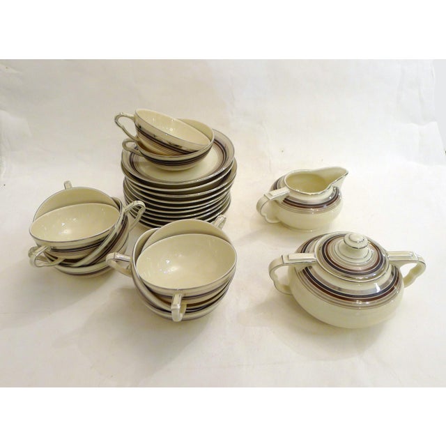 Art Deco Coffee Service in Porcelain from RGK, Czech, 1930s For Sale - Image 17 of 17