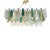 Monumental Rectangular Strip Listelli Murano Glass Chandelier by Simoeng For Sale - Image 15 of 15