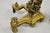 Metal Antique French Empire Neoclassical Bronze Figural Lyre Harp Andirons - A Pair For Sale - Image 7 of 12