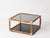 Bamboo, Brass and Smoked Glass Coffee Table in the style of Gabriella Crespi, Italy, 1970s For Sale - Image 3 of 14