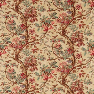 Zoffany Coromandel Print Fabric in Archive For Sale