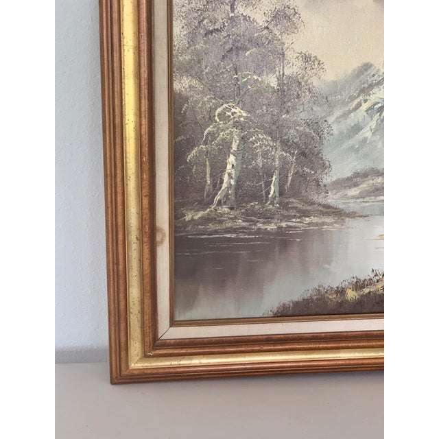 Vintage R. Hamilton painting. Framed. Features a landscape image. Dated ‘77. Wonderful detail and colors. Perfect to add a...
