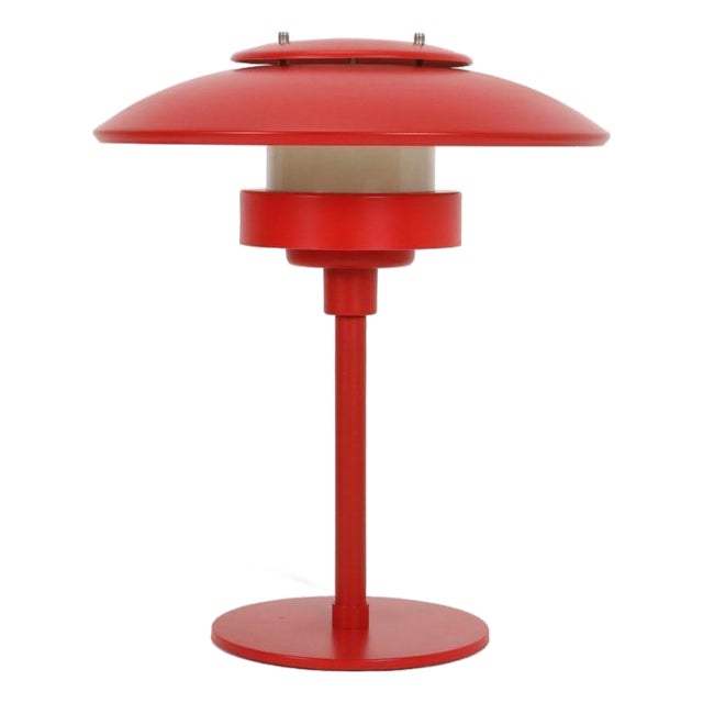 Vintage Danish Table Lamp from Lyskær Belysning, 1970s For Sale