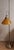 Vintage Height-Adjustable Floor Lamp with Metal Frame and Yellow Glass Shade, 1980s For Sale - Image 6 of 7