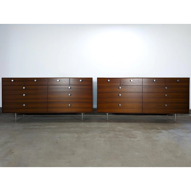 1950s Nelson "Thin Edge" Walnut Dresser for Herman Miller a