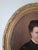 Antique 19th Century German Oval Oil Painting Portrait of a Lady With a Cameo For Sale - Image 9 of 15