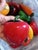 American 1980s Art Glass Multicolor Fruits & Vegetables- Set of 16 For Sale - Image 3 of 7
